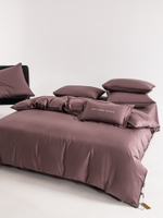 Комплект постельного белья Однотонный Сатин Элитный OCE007