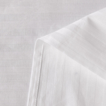 Простыня Страйп Сатин Однотонный Отель белый 100% хлопок 1x1 R1CTH036150230