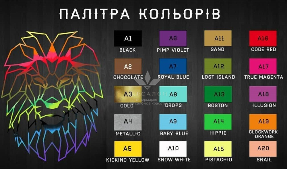 Модульне панно для салону краси lips