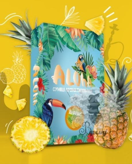 Бестабачная смесь Aloha Pineapple (Алоха Ананас) 100г