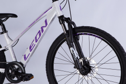 Велосипед гірський підлітковий 24 дюйми Leon Junior DD CS 2025 алюмінієвий, рама 12"