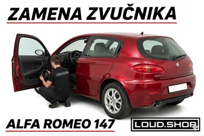 Komplet Zvučnika za Alfa Romeo 147