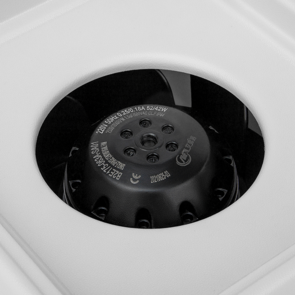 Вытяжка для маникюра настольная Ulka Pemium с фильтром, цвет белый (сетка металлик)