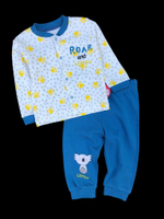 Костюм 2в1: кофта, штани "Roar and listen", бавовна ТМ "Bebetto"