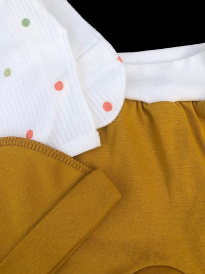 Комплект 3в1: льоля, повзунки, шапочка "Принт", інтерлок ТМ “Happy ТОТ”