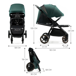Прогулянкова коляска Kinderkraft Mitzy