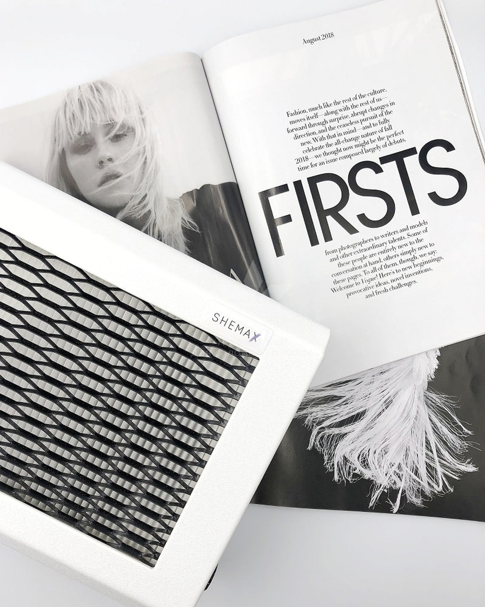 Настольная вытяжка для маникюра с фильтром SheMax, 66 ватт