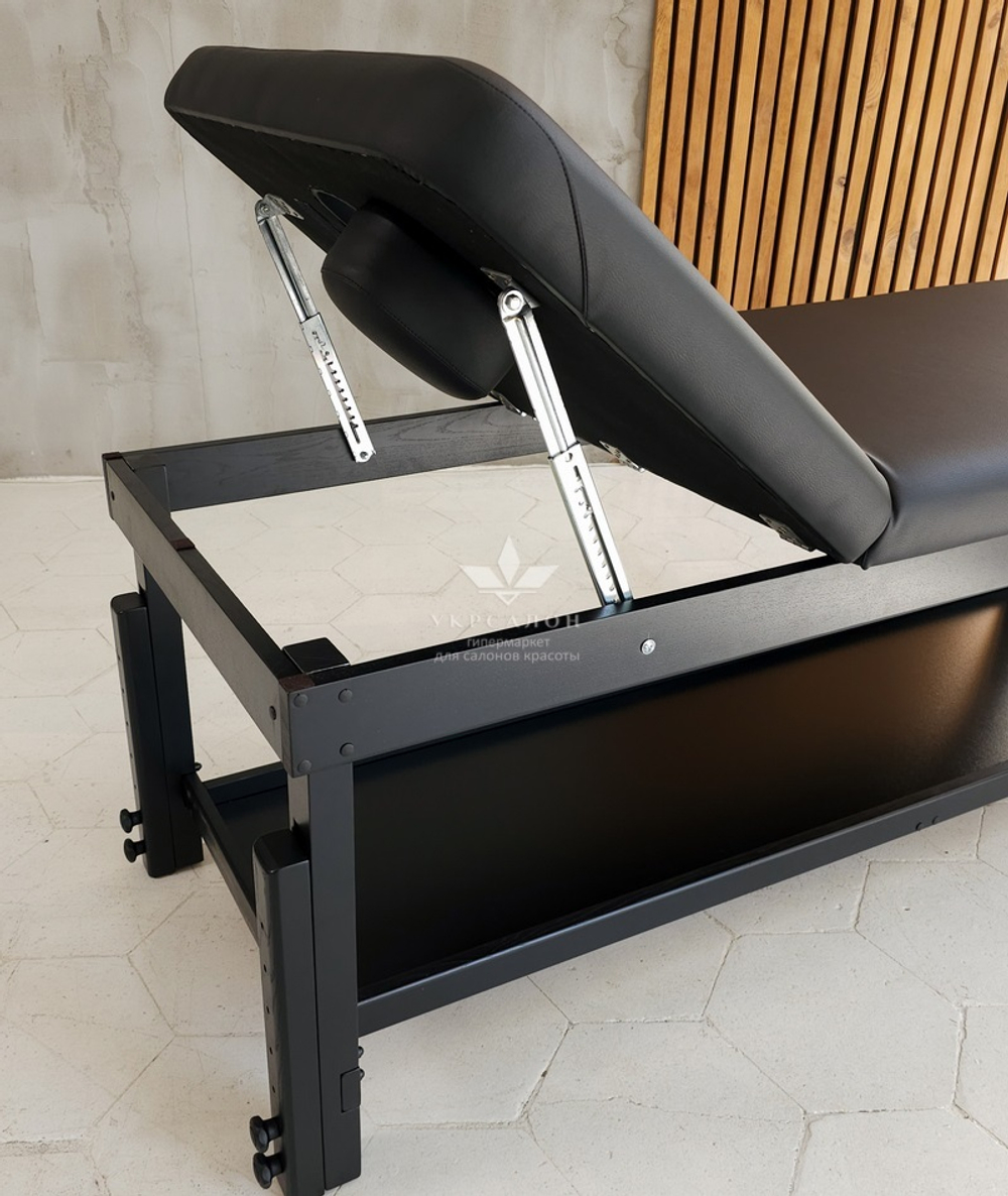 Стаціонарний масажний стіл KP-10 plus Black