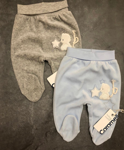 Повзунки "Ведмежа", велюр, ТМ "Caramell"