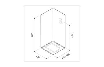 Витяжка ELICA KUADRA IX/A/43