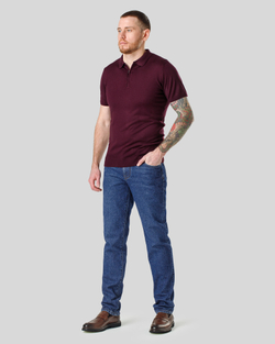 Футболка чоловіча на блискавці бордова (арт. 7462300206)