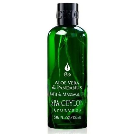 Масло для массажа и принятия ванны Алое вера и панданус 100 мл, SPA Ceylon
