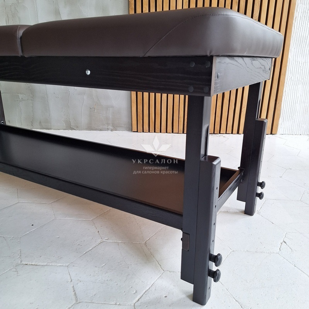 Стаціонарний масажний стіл KP-10 Brown