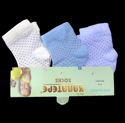Шкарпетки "Краплинка", котон ТМ "Karatepe socks" (0-6 міс)