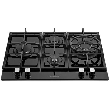Варильна поверхня газова PYRAMIDA PFG 640 Black Luxe