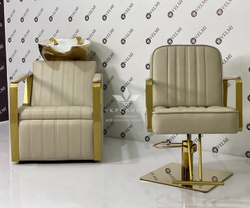 Комплект меблів для салону Bronx Gold з підніжкою