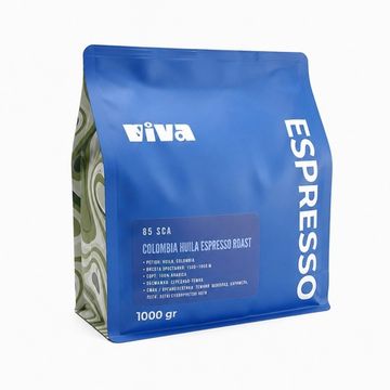 Кофе в зернах Viva Columbia Huila Espresso 1000 гр