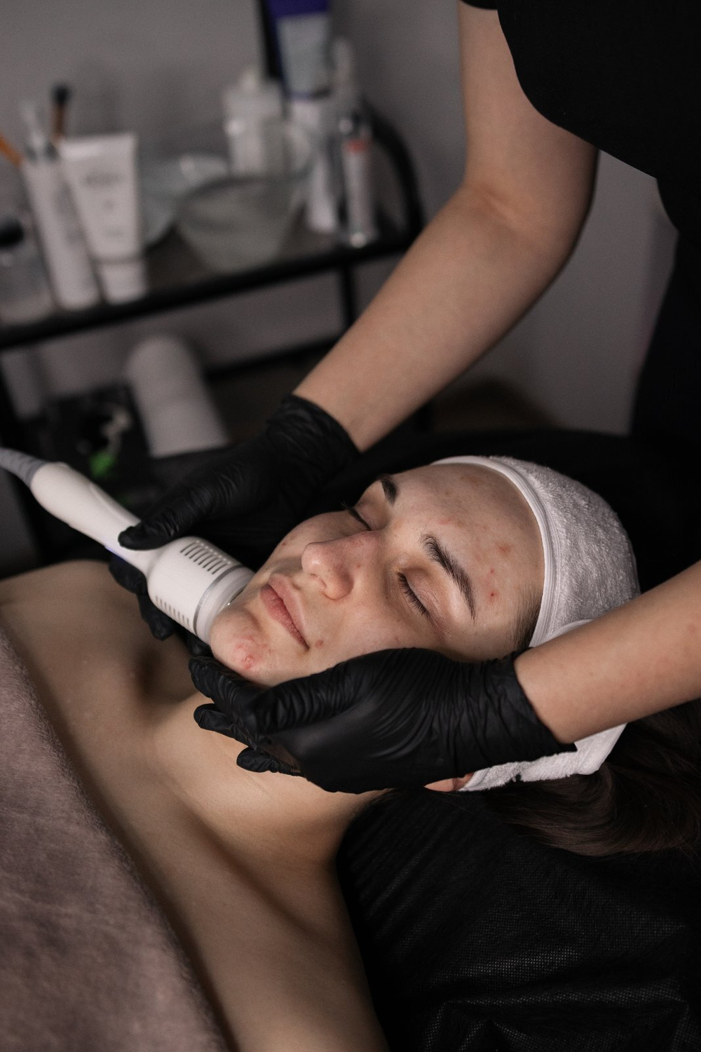 Апарат для гідропілінгу AquaFacial 8-в-1 з LED-маскою