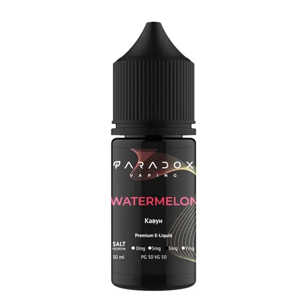 Солевая Жидкость Paradox Watermelon 30мl (Парадокс Арбуз)