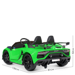 Детский двухместный электромобиль спорткар Lamborghini (Ламборгини) M 4788EBLR (24V)