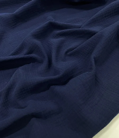 Муслин жатый однотонный