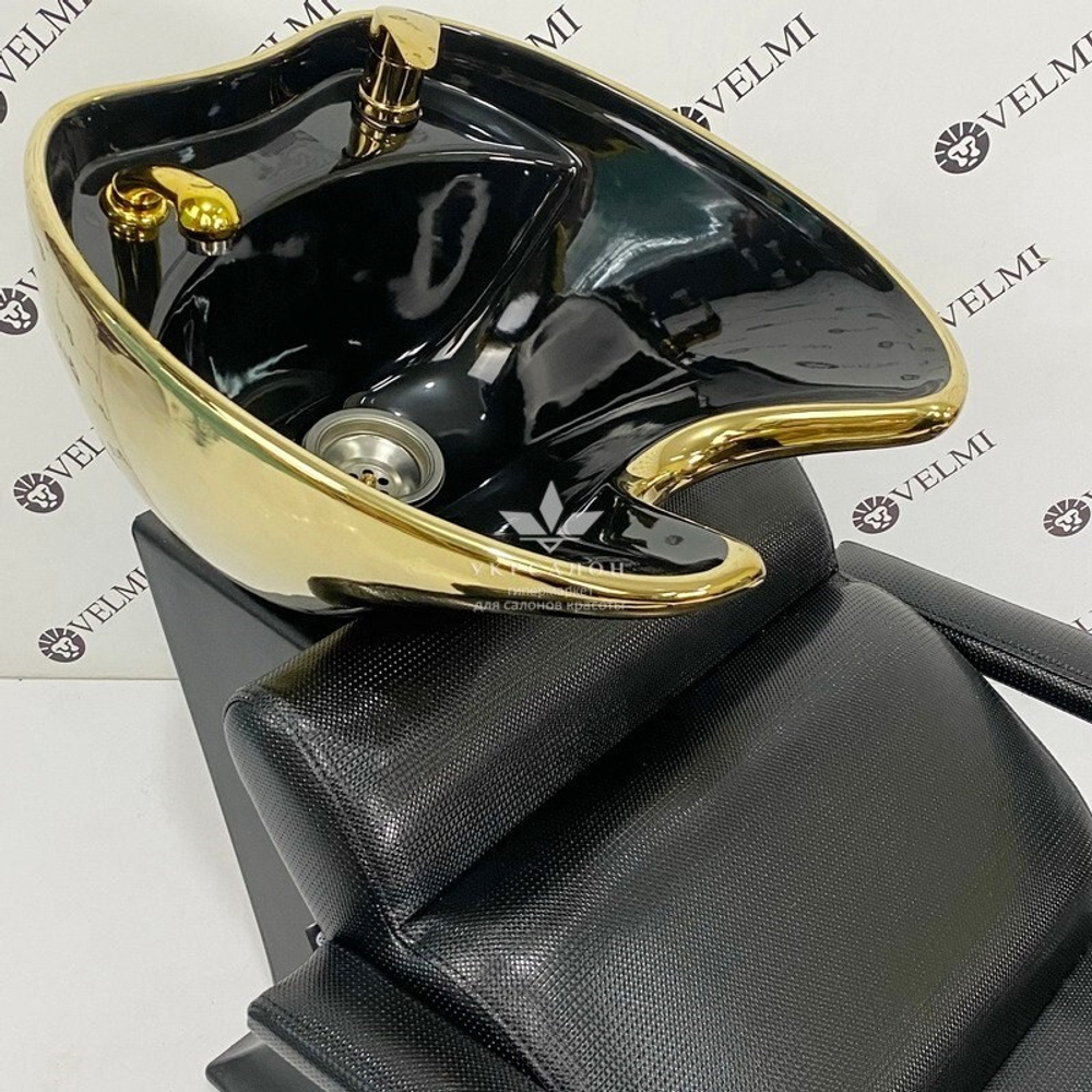 Парикмахерская мойка Lady One Gold Black