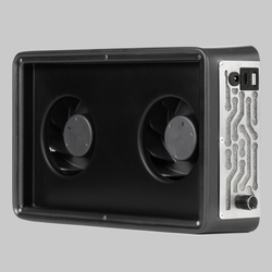 Вытяжка для маникюра настольная Ulka Nano, цвет черный (сетка металлик)