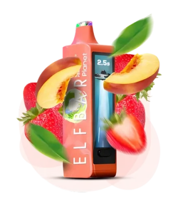Elf Bar Planet 25000 - Strawberry Peach (5% Nic)