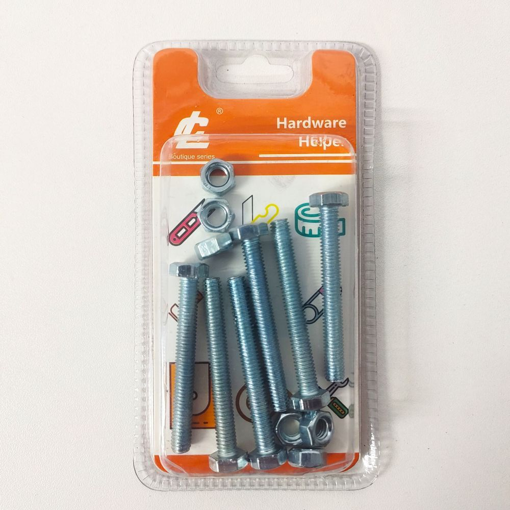 Болт с гайкой, 50 мм