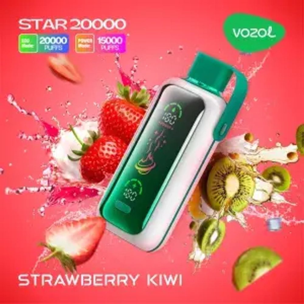 Vozol Star 20000 - Strawberry Kiwi (5%nic)