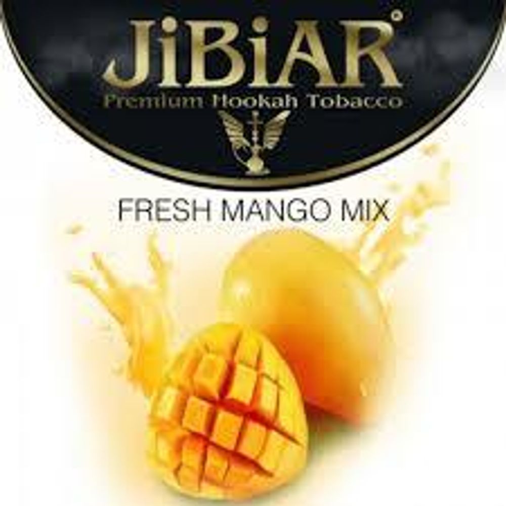 Табак Jibiar Fresh Mango Mix (Джибиар Свежий Манго Микс) 250г (Изготовлен в 2019)