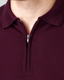Футболка чоловіча на блискавці бордова (арт. 7462300206)