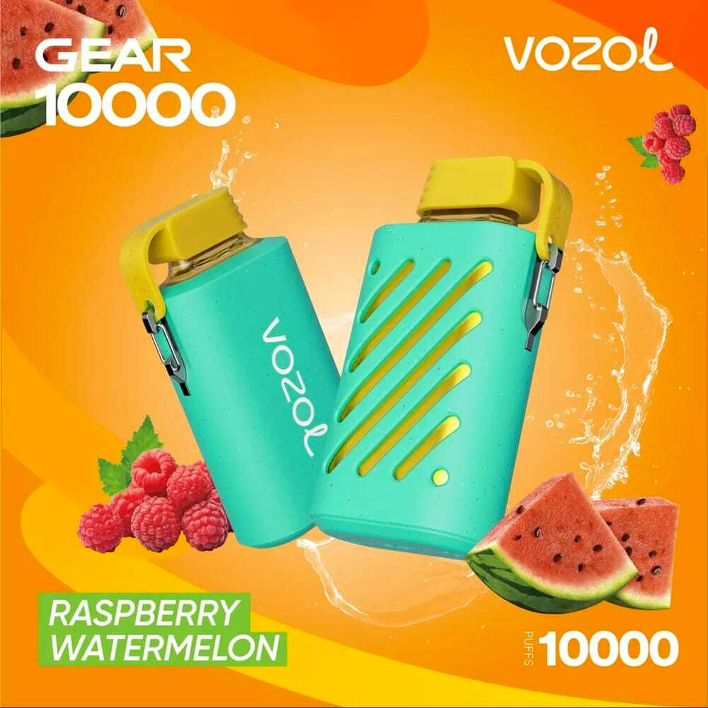 VOZOL GEAR 10000 Raspberry Watermelon 5% nic