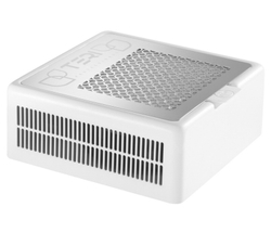 Настольная маникюрная вытяжка с HEPA фильтром Teri Turbo M, цвет белый (сетка металлик)