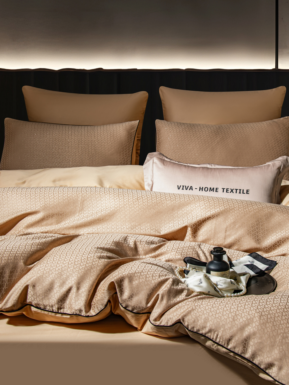 Комплект постельного белья Сатин-Жаккард Тессоро MT007