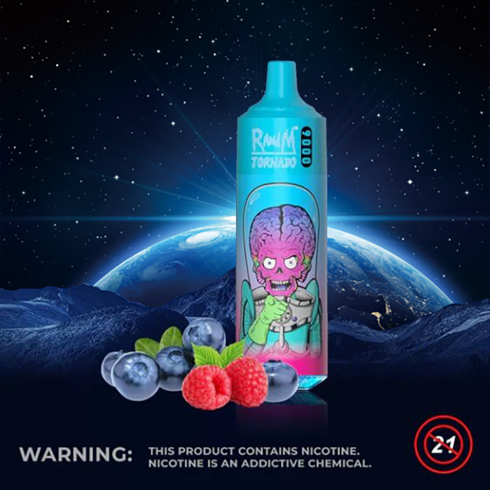 RandM Tornado 9000 Blueberry Raspberry 5% nic