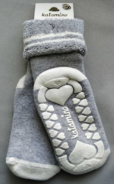 Шкарпетки-Капці, махра "Katamino"