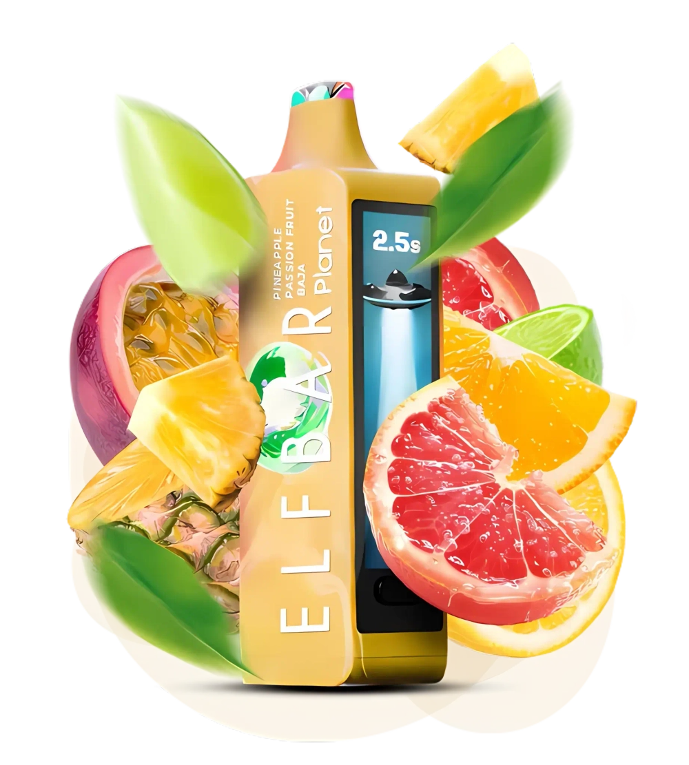 Elf Bar Planet 25000 - Pineapple Passion Fruit Baja (5% Nic)