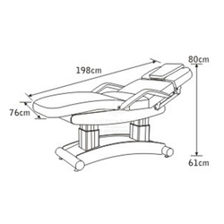 Косметологическая кушетка электрическая ZD-8102