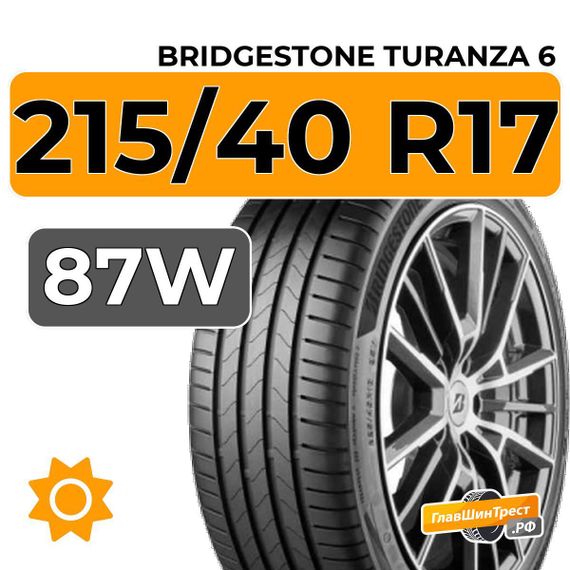 Bridgestone Turanza 6 215/40 R17 87W XL