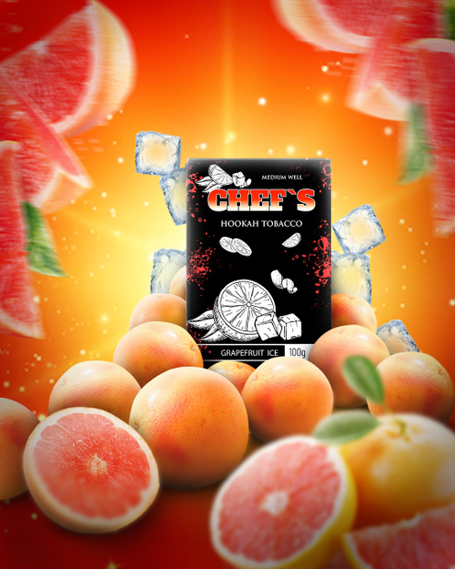 Тютюн для кальяну Chef's Grapefruit Ice (Крижаний Грейпфрут) 40 | 100g