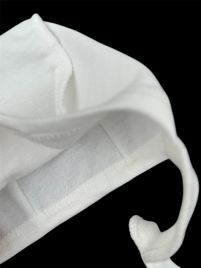 Шапочка із завязками, футер ТМ "Happy ToT" (0-1 міс, 36 см)