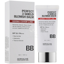 ВВ-крем DermaLine Perfect 3 Shield Blemish Balm SPF 50 /PA+++