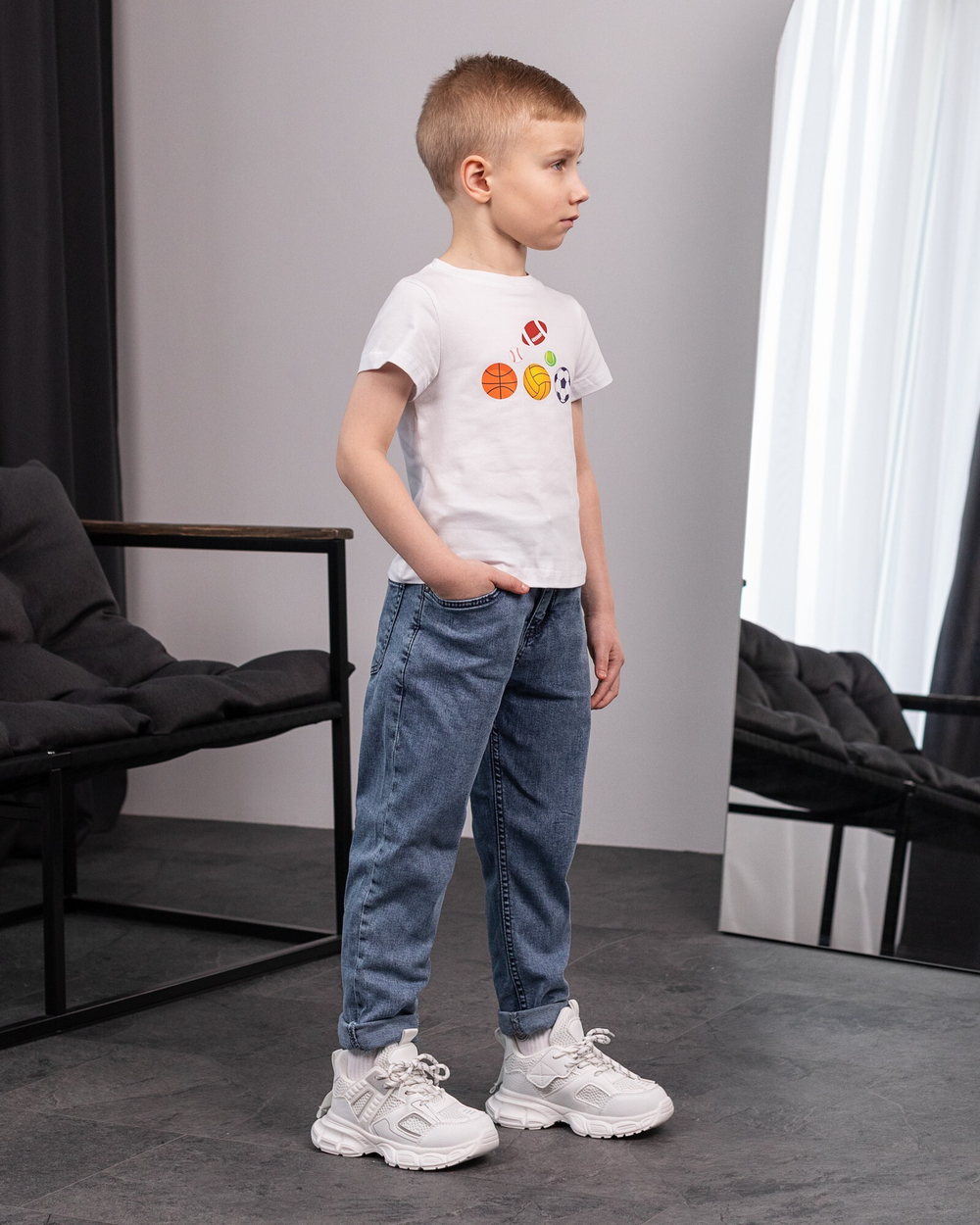 Джинси блакитні для хлопчика (арт. 8822400611)