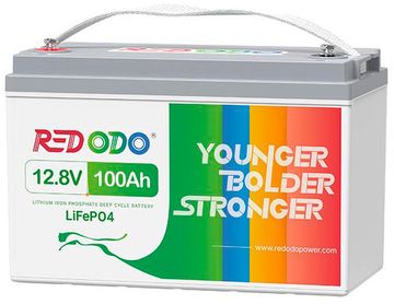 Акумуляторна батарея LiFePO4 Redodo 12.8V 100Ah , 1280Wh, BMS 100A, 329*172*214мм
