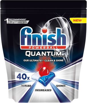 Пігулки для посудомийних машин FINISH Quantum Ultimate 40 шт (5900627090307)