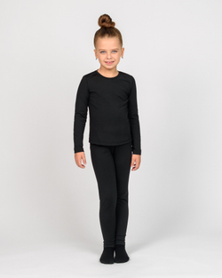 Термобілизна для дівчинки чорна (арт. 5722400303)