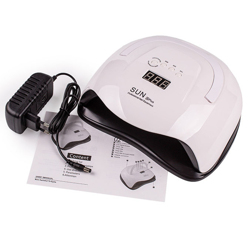 Лампа для маникюра LED+UV Sun X Plus, 126W