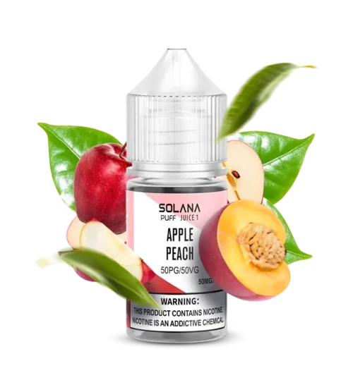 Солевая Жидкость Solana Apple Peach (Солана Яблоко Персик) 30ml 50mg