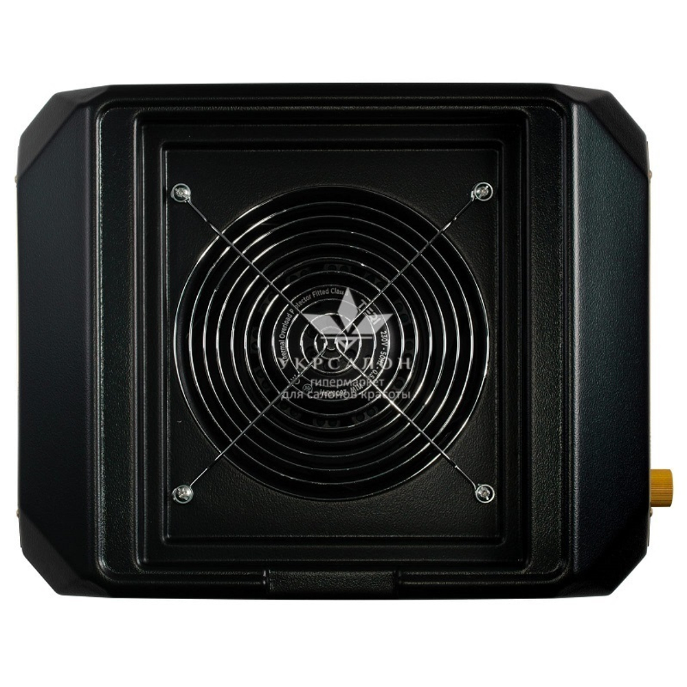 Настольная маникюрная вытяжка с HEPA фильтром Teri Diamond, цвет черный (сетка металлик)